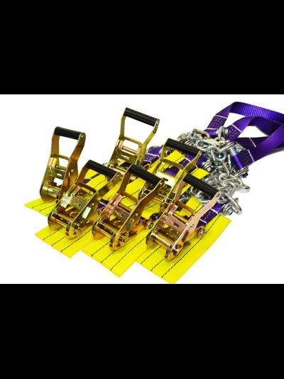 Комплект браслетов противоскольжения Secura 4WD R21-R22,5 с храповым механизмом 6 шт