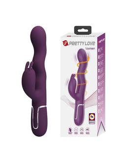 BW-500089-1 Вибростимулятор-кролик с волновыми движениями LAURSEN