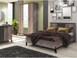 Кровать 2-сп Ольга-3, сильвер