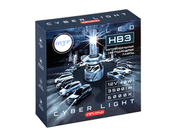 Светодиодные лампы HB3 Cyber Light MINI 6000K Холодный Белый свет  Артикул: CMB3K6