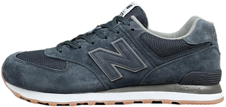 New Balance 574 Retro Metallic Patch Blue