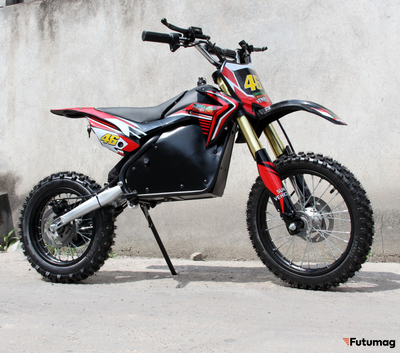 Электромотоцикл GreenCamel Питбайк DB500, 48V 1500W R14/R12 красный