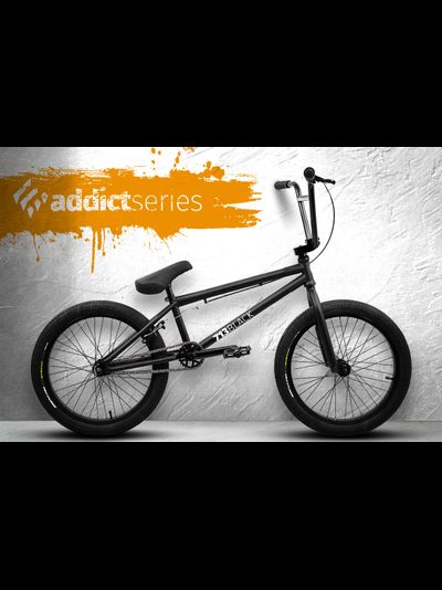 BMX велосипед 713Bikes Black для трюков и экстрима.