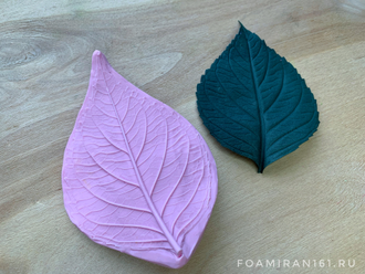 Молд «Лист гортензии #9 крупный» (ELF_decor)