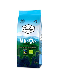 Кофе в зернах Paulig Mundo 100% органик арабика 250 г