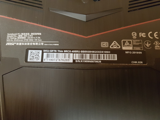 MSI GF75 THIN 9RCX-405RU ( 17.3 FHD IPS 120Hz I5-9300H GTX1050TI(4Gb) 8Gb 512SSD )