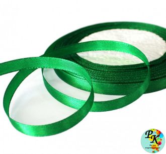 ЛЕНТА АТЛАСНАЯ ЗЕЛЕНАЯ 0,6 СМ