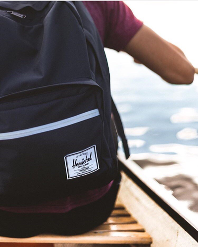 Herschel Pop Quiz Black/Black для путешествий