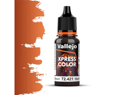 Vallejo: Краска акриловая Xpress Color 72.421 "Copper Brown"