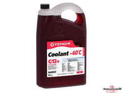 Антифриз TOTACHI NIRO COOLANT G12+ красный -40 5кг.