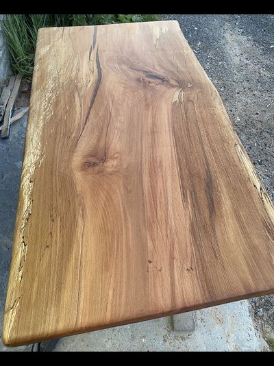 стол из слэба бука