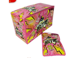 Мармелад в кислой обсыпке Hao Lv Yuan со вкусом клубники