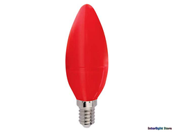 Ecola LED Color B37 6w Red E14
