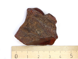 Янтарь, необработанный "дикий" образец, Россия, Калининградская область (41*37*14 мм, 8,3 г) №25222