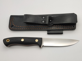 Нож Шершень L сталь VG10 чёрная микарта