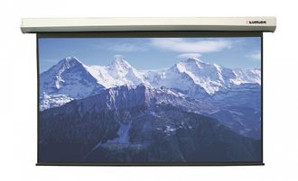 Экран с электроприводом Lumien Master Large Control 284x441 см (раб. область 269x431 см) (200&quot;) Matte White FiberGlass (ИК и РЧ управление)