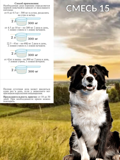 Кормовая добавка к пище для непродуктивных животных на основе пантов северного оленя PAN-DOG, Смесь