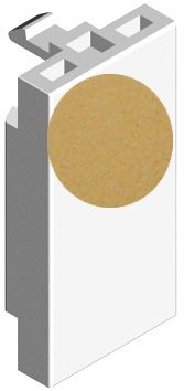 Заглушка золото, 1 модуль - Logus 90 - Efapel 45973 SDU