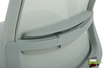 Кресло WORK W-218C blue Голубой пластик/Голубая сетка