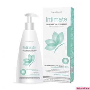 Compliment Intimate Экстрамягкое Крем-Мыло для интимной гигиены 250мл арт.799280