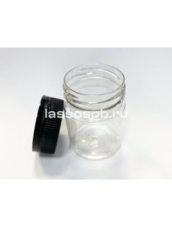 ПЭТ тара Банка прозрачная с крышкой 40 мл х 10 шт