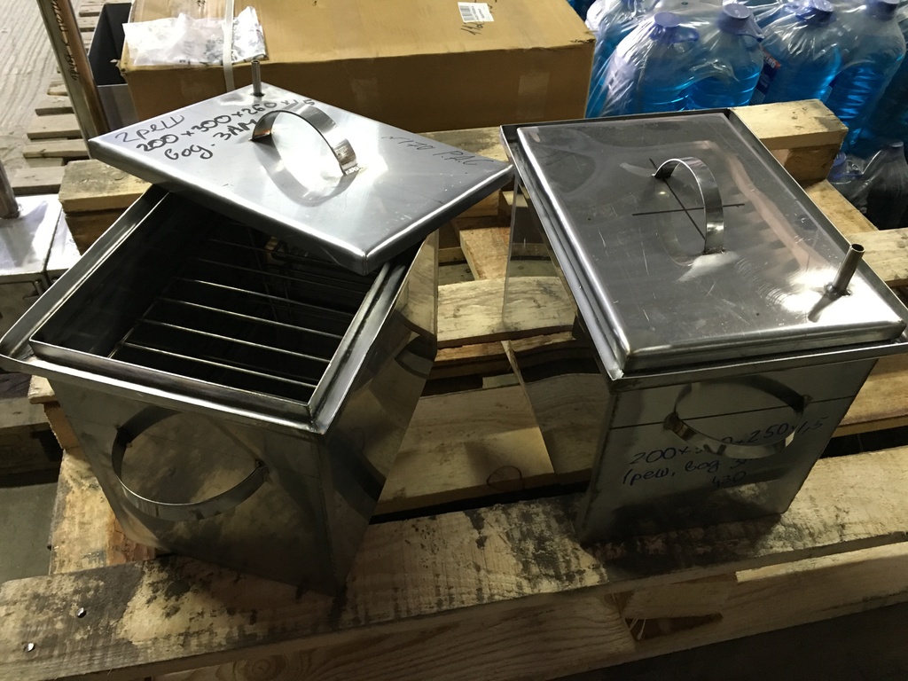Коптильня из газовой печки