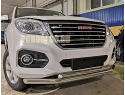 Защита переднего бампера d60/42 для Haval H9 2018-