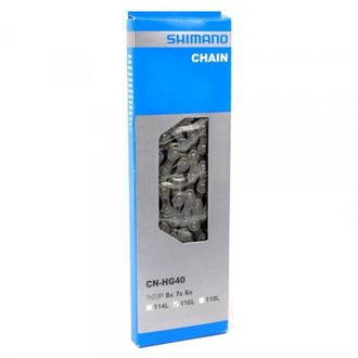Цепь Shimano CN-HG40, 6/7/8 ск., 116 зв., пин, ECNHG40116I