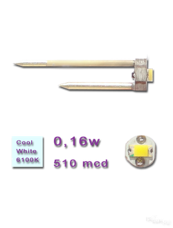 Светодиод PixLED для панелей PixBOARD, белый холодный (6100К), 0,16W (510 mcd)