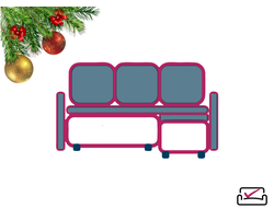 Чехлы только на подлокотники и на сиденья кресел и диванов