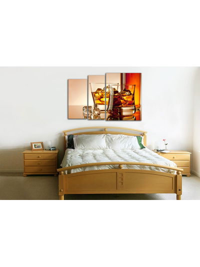 Модульная картина "Элитный алкоголь"