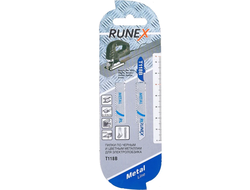 Пилки HSS 75x50 мм 12з/д(сталь,цв.мет.,пласт. h=3-6mm) T118B 2шт/уп "Runex" 555002-2