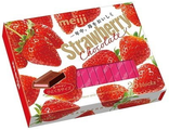 Meiji Клубничный шоколад, 26 кусочков
