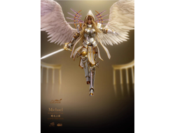 Архангел Михаэль в серебряном - Коллекционная фигурка 1/12 SCALE Dawn Wings Silver Armor Archangel (LXF2311B) - Lucifer