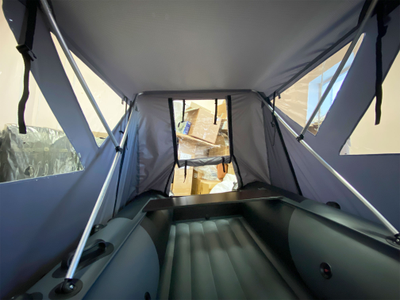 Тент ходовой Таймень NX 3600 вид изнутри