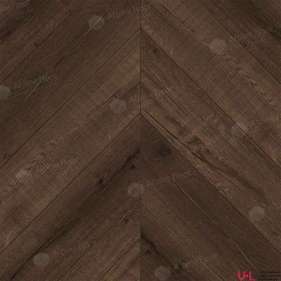 SPC ламинат Alpine Floor Chevron Дуб Мокка ECO 18-12 MC 43 класс толщина 5.0 мм с фаской замковый 1.