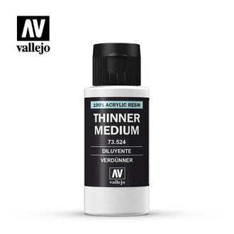 Vallejo: Разбавитель краски Thinner Medium (60 мл)