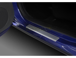 Накладки на пороги для Lada Largus 2012-