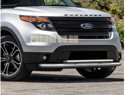 Защита переднего бампера d76/d57  на Ford Explorer ( Форд Эксплорер)