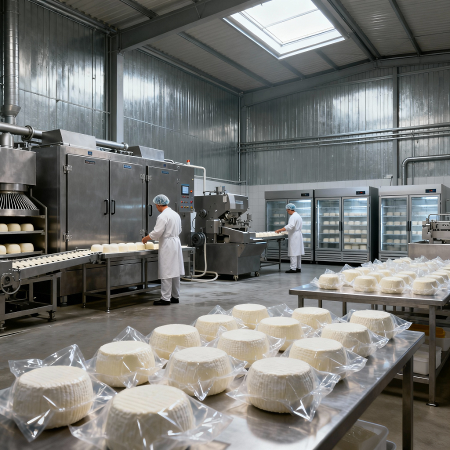 Процесс изготовления сыра