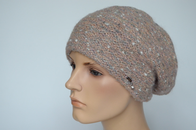 Розовый берет женский Vizio Италия 1024 B