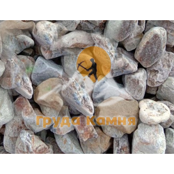 Медовый мрамор галтовка, фракция 40-60 мм