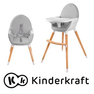 Стул для кормления KinderKraft Fini Grey