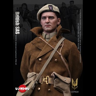 Боец SAS в Северной Африке 1942-1943 г - КОЛЛЕКЦИОННАЯ ФИГУРКА 1/6 WWII BRITISH SAS North African Campaign 1942-43 (UD9020) - UJINDOU