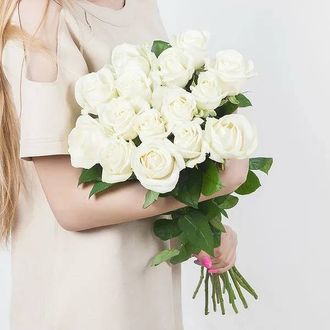 15 Белых роз