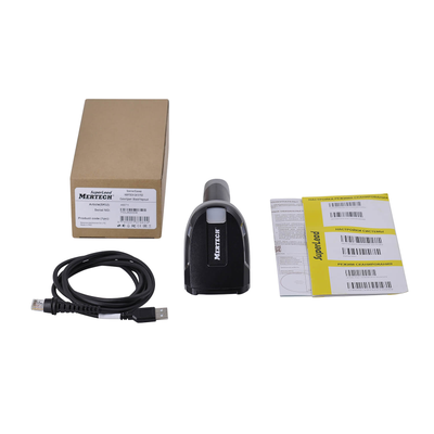 Проводной сканер штрих-кода MERTECH 2410 P2D SUPERLEAD USB Black