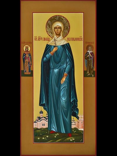 Ариадна Промисская (Фригийская). Рукописная мерная икона.