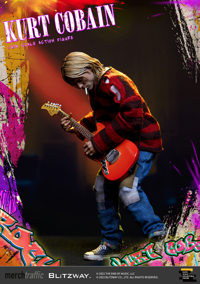 Курт Кобейн - КОЛЛЕКЦИОННАЯ ФИГУРКА 1/6 KURT COBAIN (BW-UMS-11701) - BLITZWAY