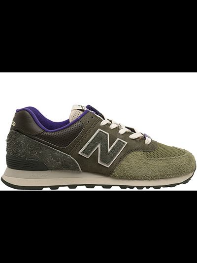 New Balance 574 Sneakersnstuff Nature Green Purple