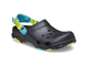 CROCS CLASSIC ALL TERRAIN CLOG ЧЕРНЫЕ С ГОЛУБЫМ